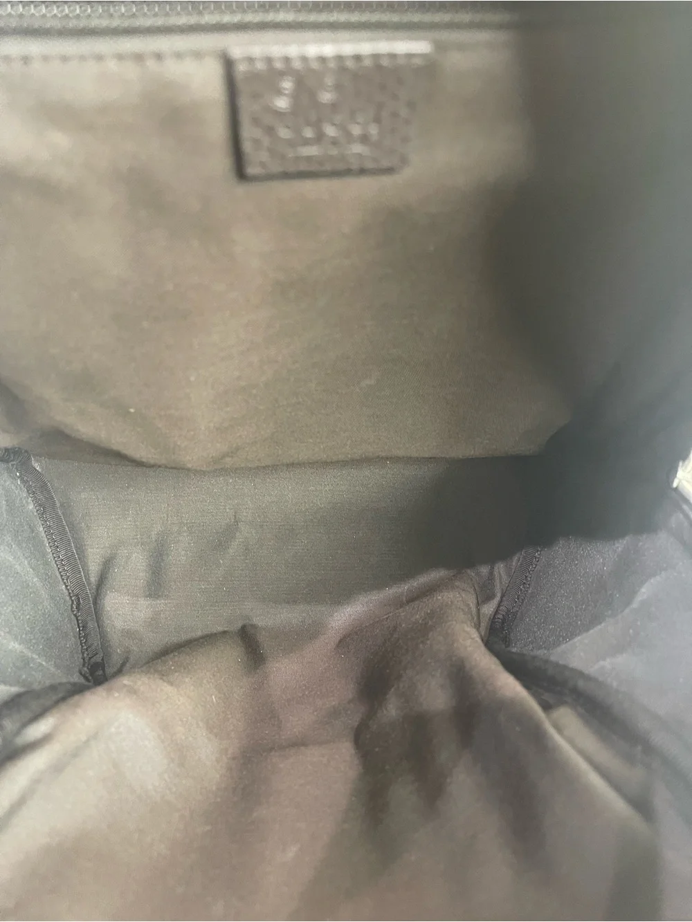 Gucci Brown Beige GG Canvas Backpack